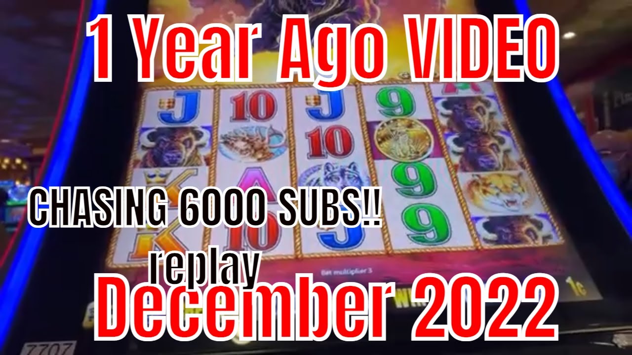 1 Year Ago Video ✅ Las Vegas Live Cash Or Crash – Chasing 6000 Subscribers From Dec 2022!