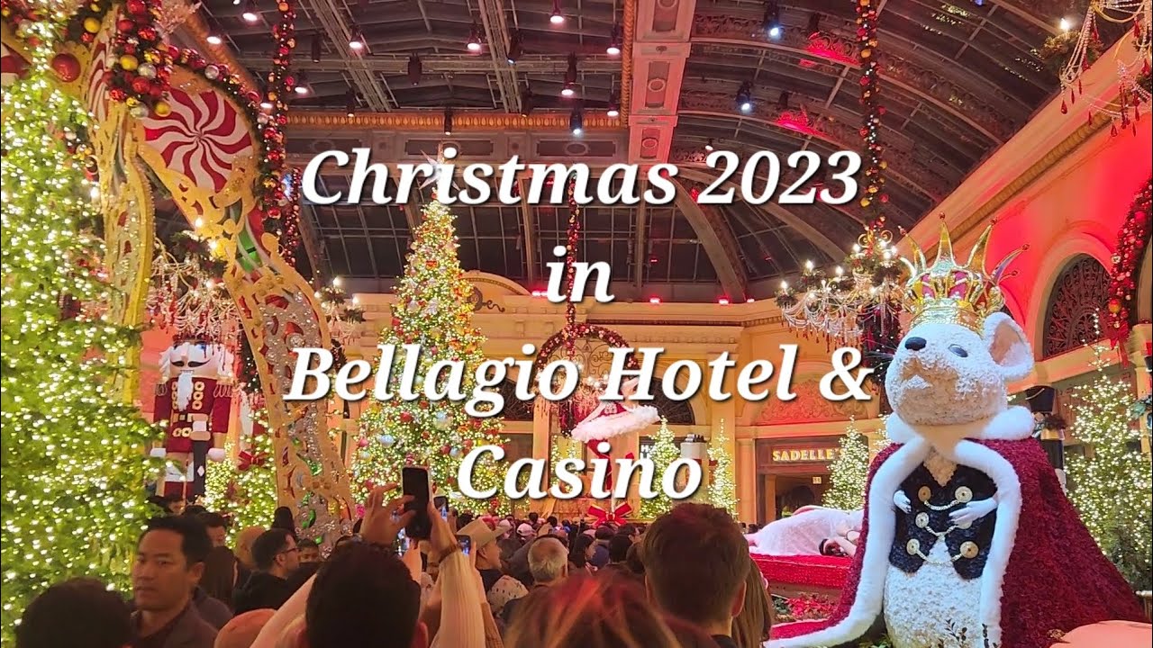 Christmas 2023 In Bellagio Hotel And Casino, Las Vegas, Nevada