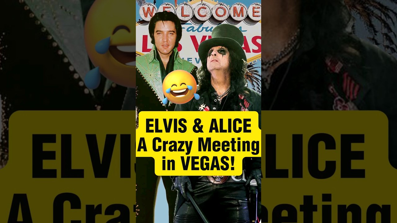 Insane Elvis Presley Alice Cooper Story! #lasvegas #elvis #heavymetal