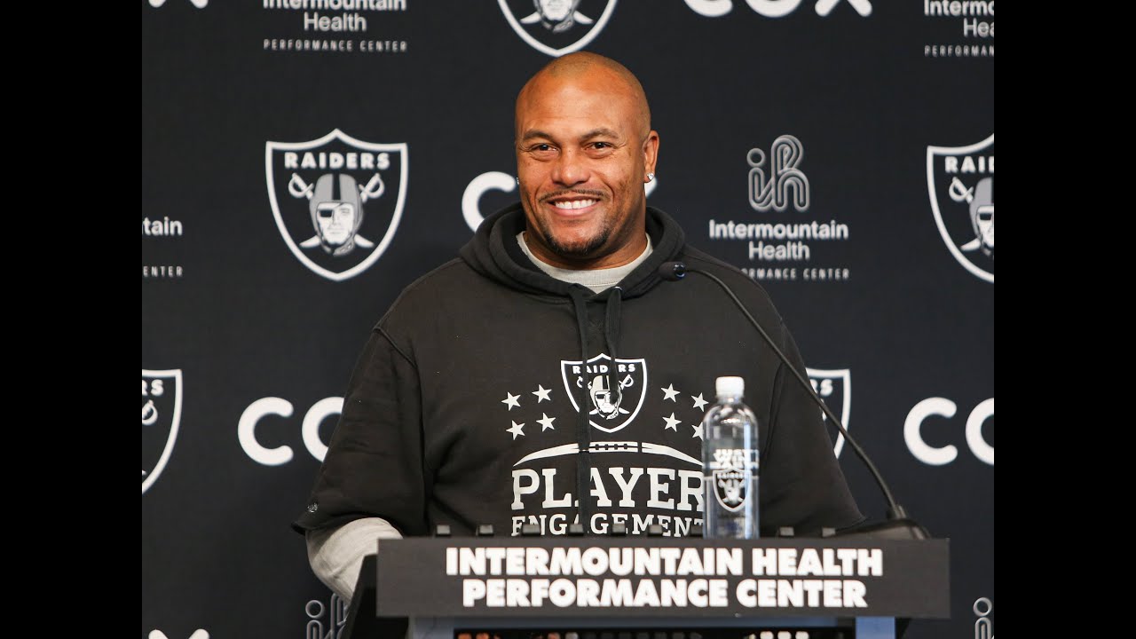 Las Vegas Raiders Antonio Pierce Final Press Conference Before The Kansas City Chief Christmas Day