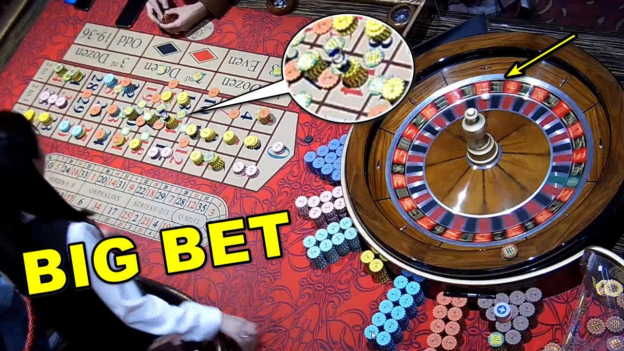 Live Roulette Big Bet In Casino Las Vegas Session Light Evening Thursday ✔️2023 12 21