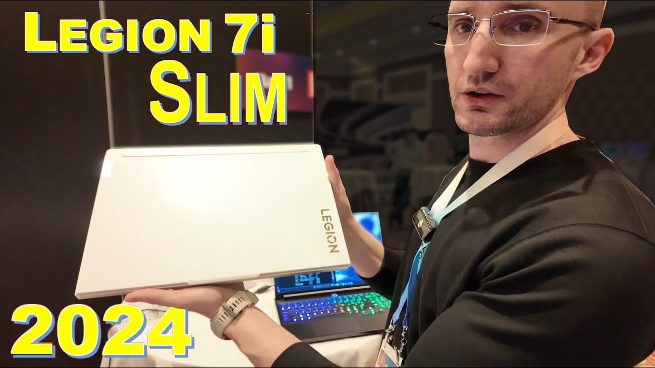 2024 Lenovo Legion 7i Slim .. Comes in WHITE?!   –   CES 2024 First Look