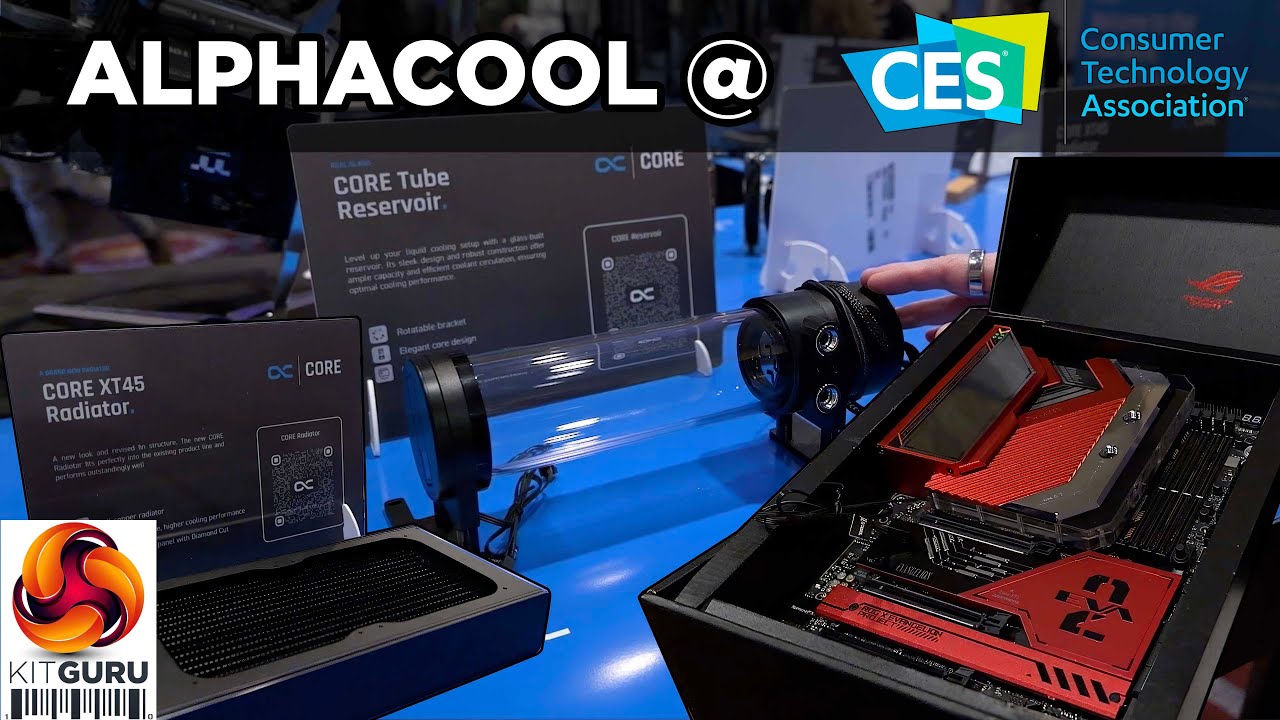 Ces 2024: Alphacool – Apex Skeleton, Coolers & Distro Plates