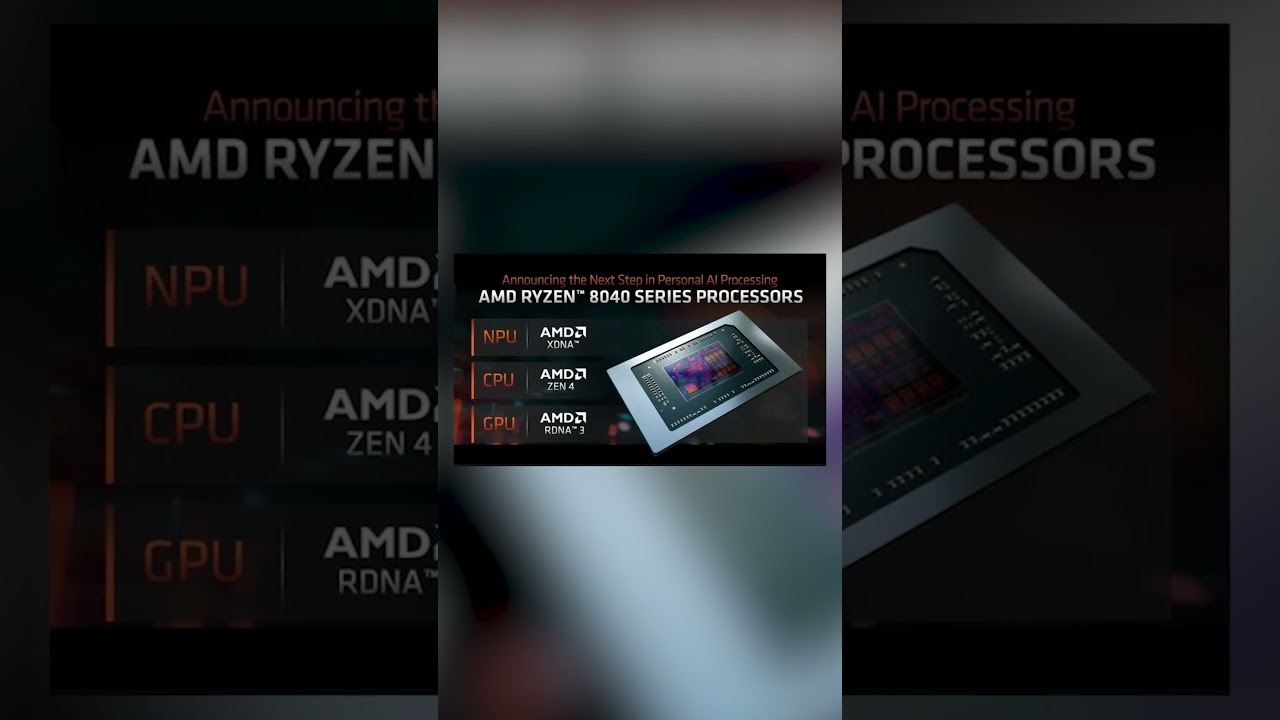 CES 2024 – AMD Ryzen 8040 Series #ces2024 #amd #ishokutech