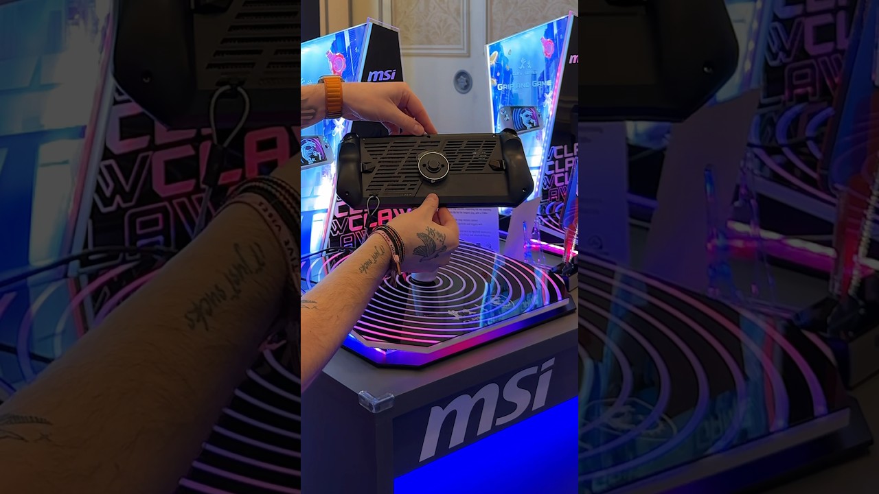 [ces 2024 Exclusive] Hands On With The Brand New Msi Claw Powered By Intel!