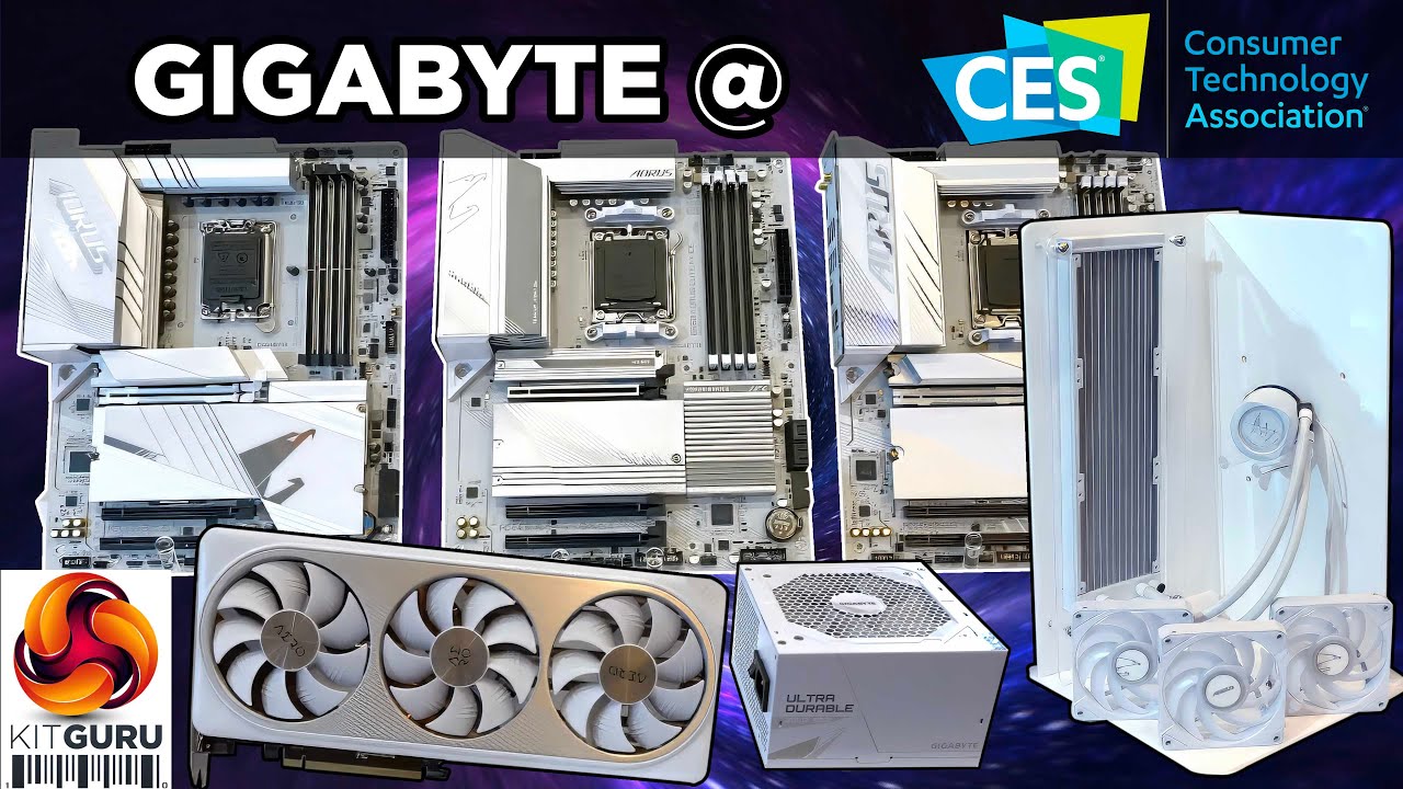 CES 2024: Gigabyte unleash white components !