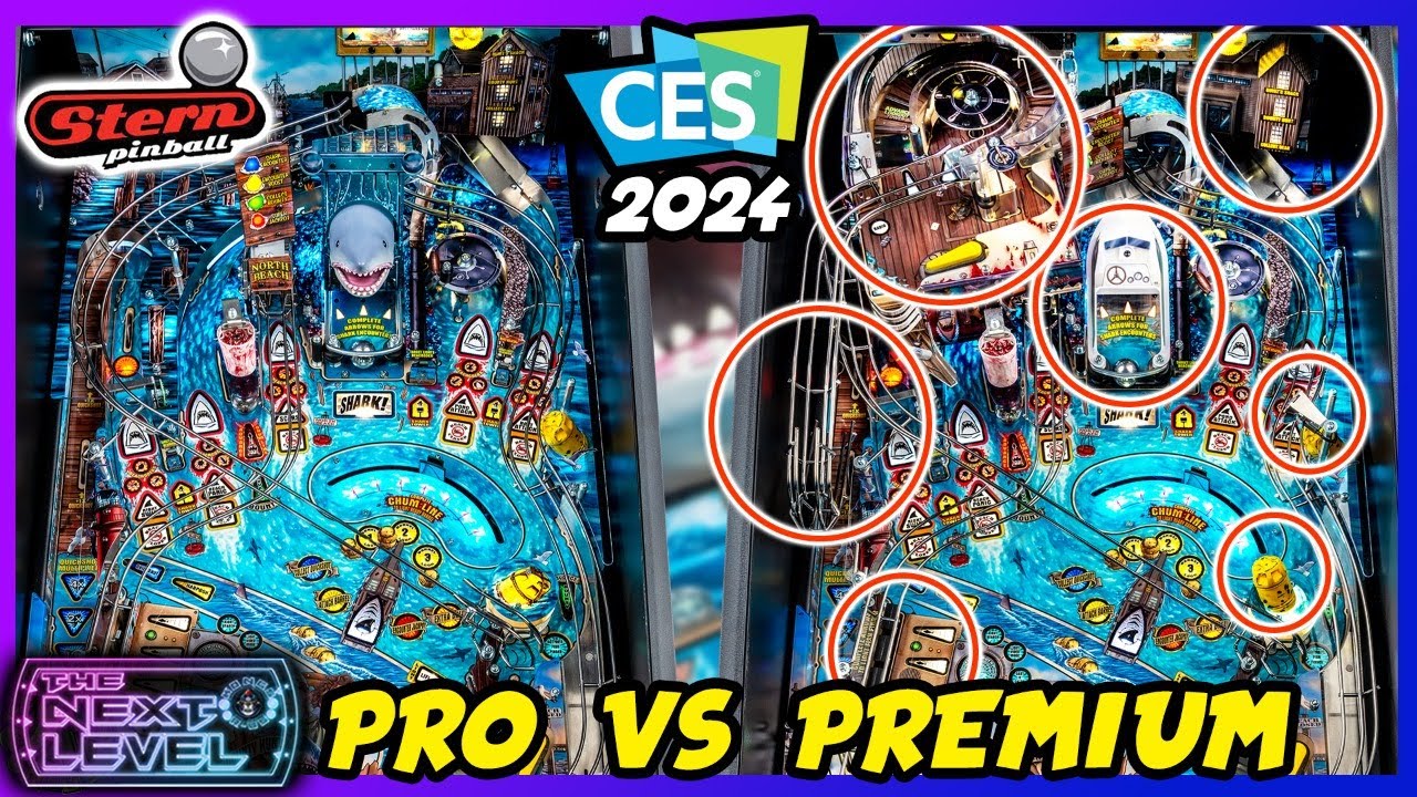 Ces 2024 Home Arcade Expectations? | Stern Pinball Jaws Discussion – Pro Vs Premium