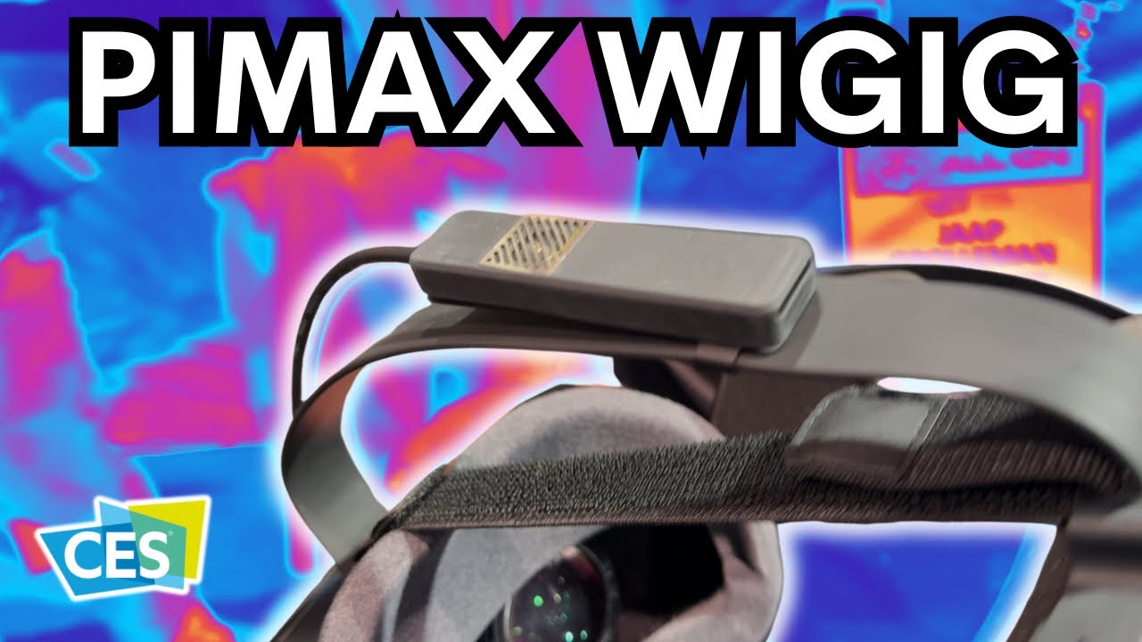 CES 2024 – How Good Is The Pimax Chrystal Wigig Module? Finally Wireless Freedom For Crystal?