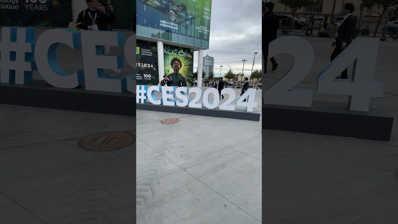 CES 2024 in less than a minute 🤖 #ces2024 #tech #lasvegas