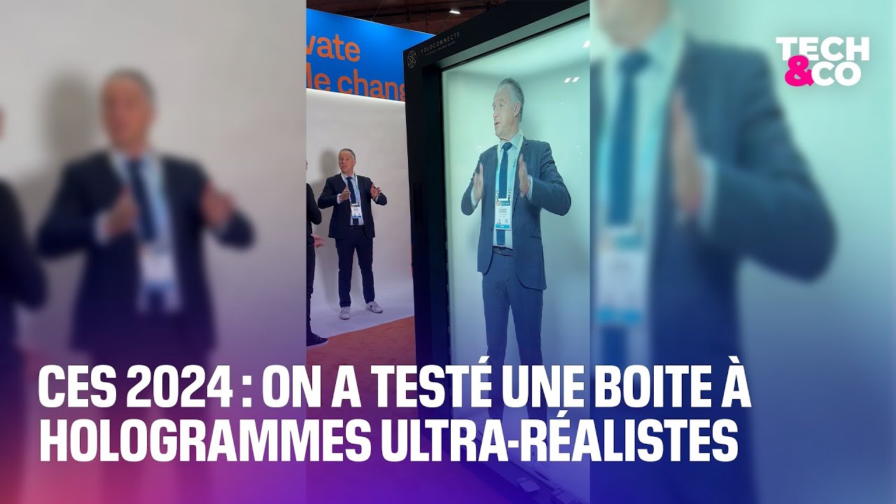 Ces 2024: On A Testé Les Hologrammes Ultra Réalistes De Holoconnects