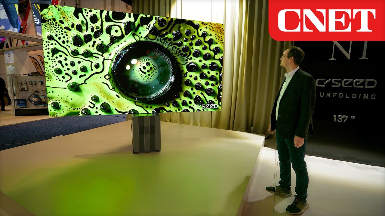 First Look At This $200,000 Folding Tv From C Seed