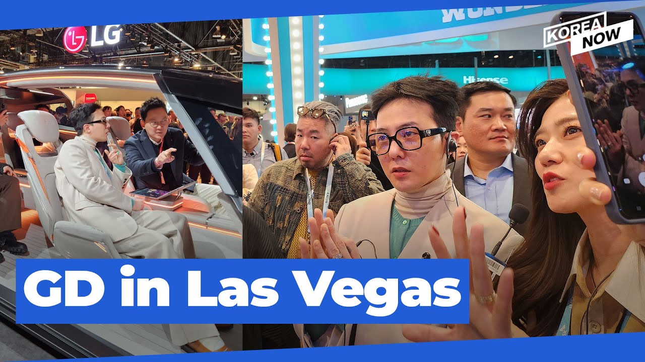 G-Dragon tours CES 2024 in Las Vegas