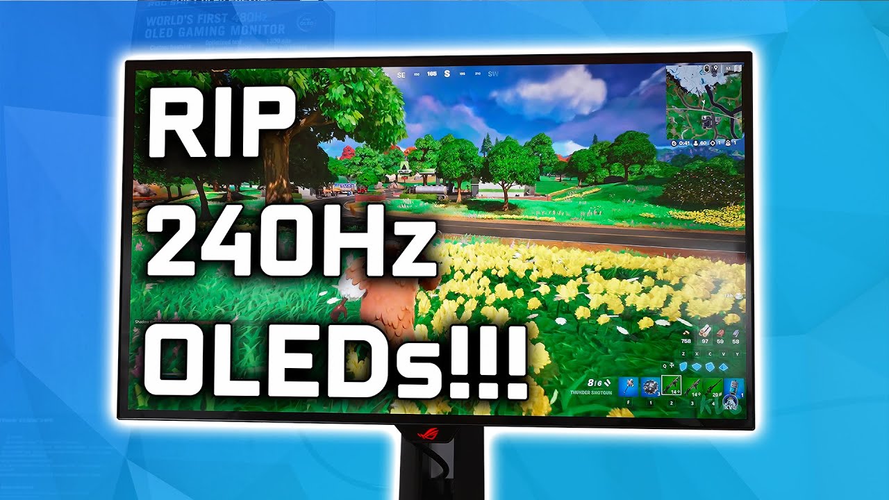 Goodbye Qd Oled – Glossy Asus Pg27aqdp 480hz Monitor (ces 2024)