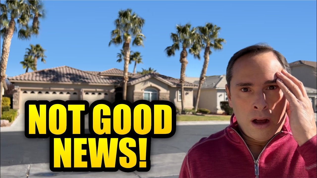 Las Vegas Homes For Sale – Not Good News!