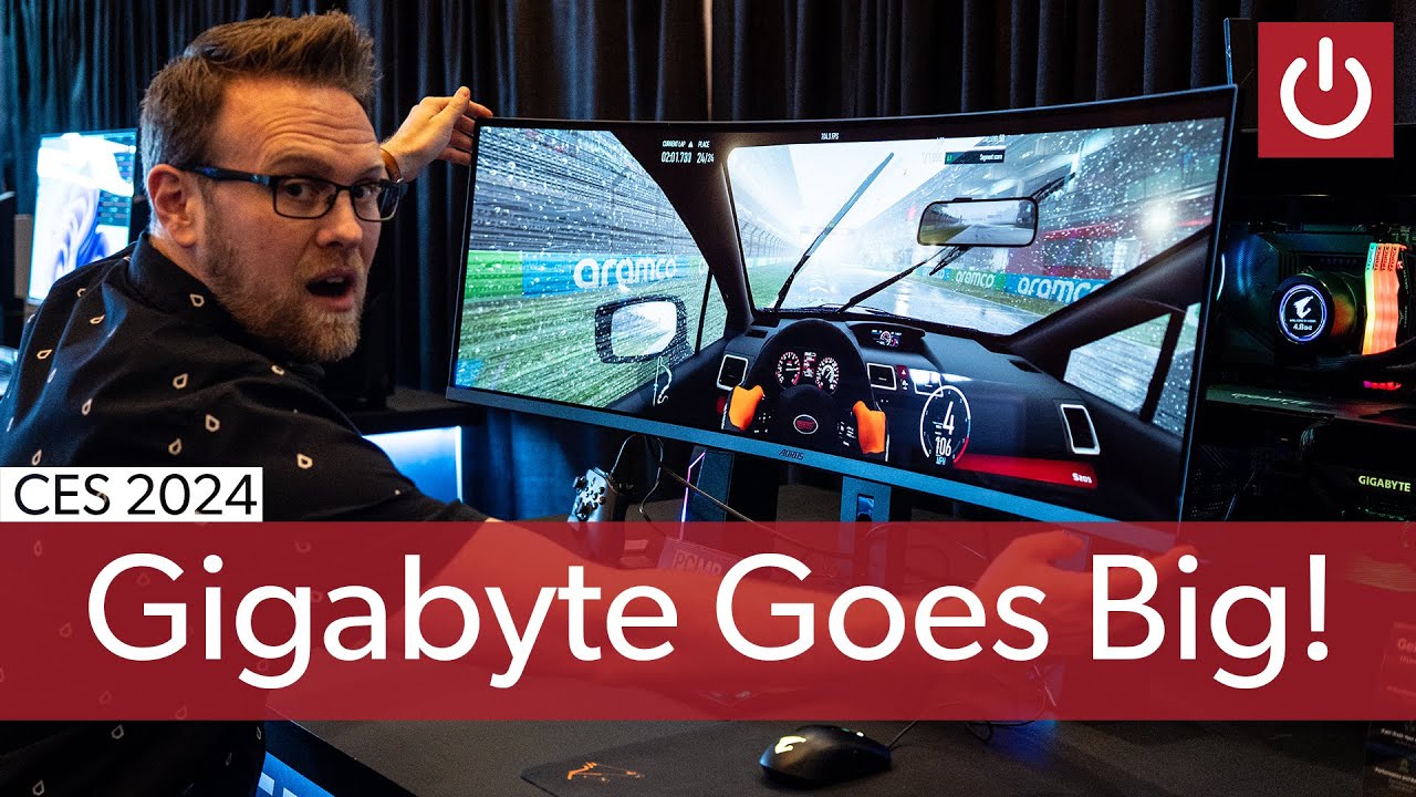 Oled Monitors & More At Gigabyte’s Ces Booth