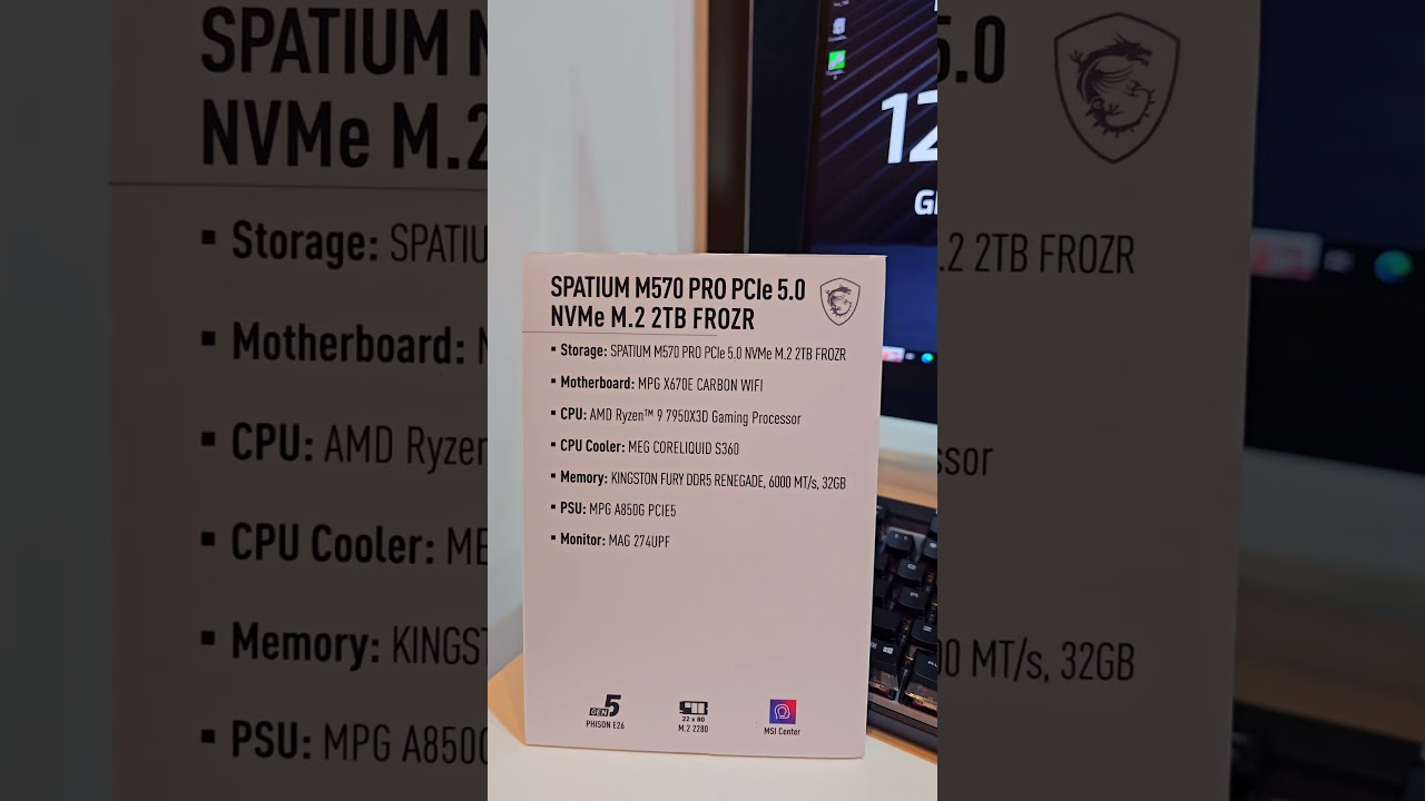 Özel Soğutmalı SSD: MSI Spatium M570 Frozr – CES 2024 #53