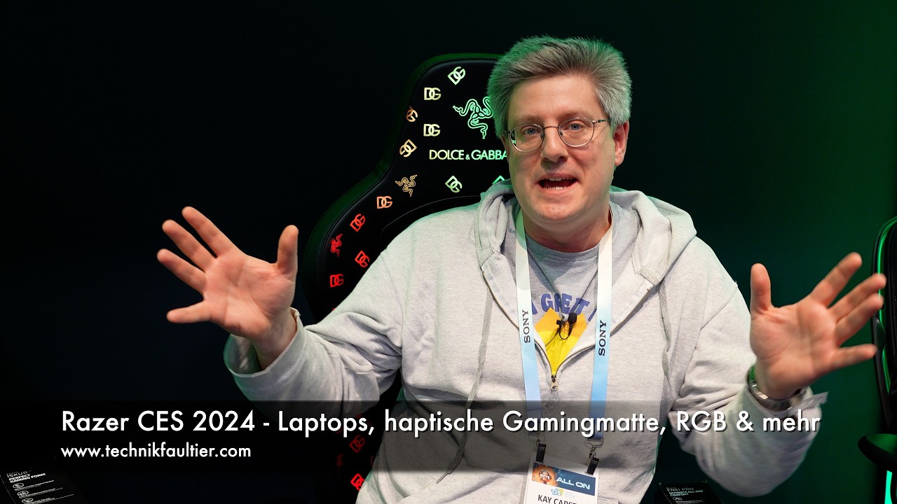 Razer CES 2024 – Laptops, haptische Gamingmatte, RGB & mehr