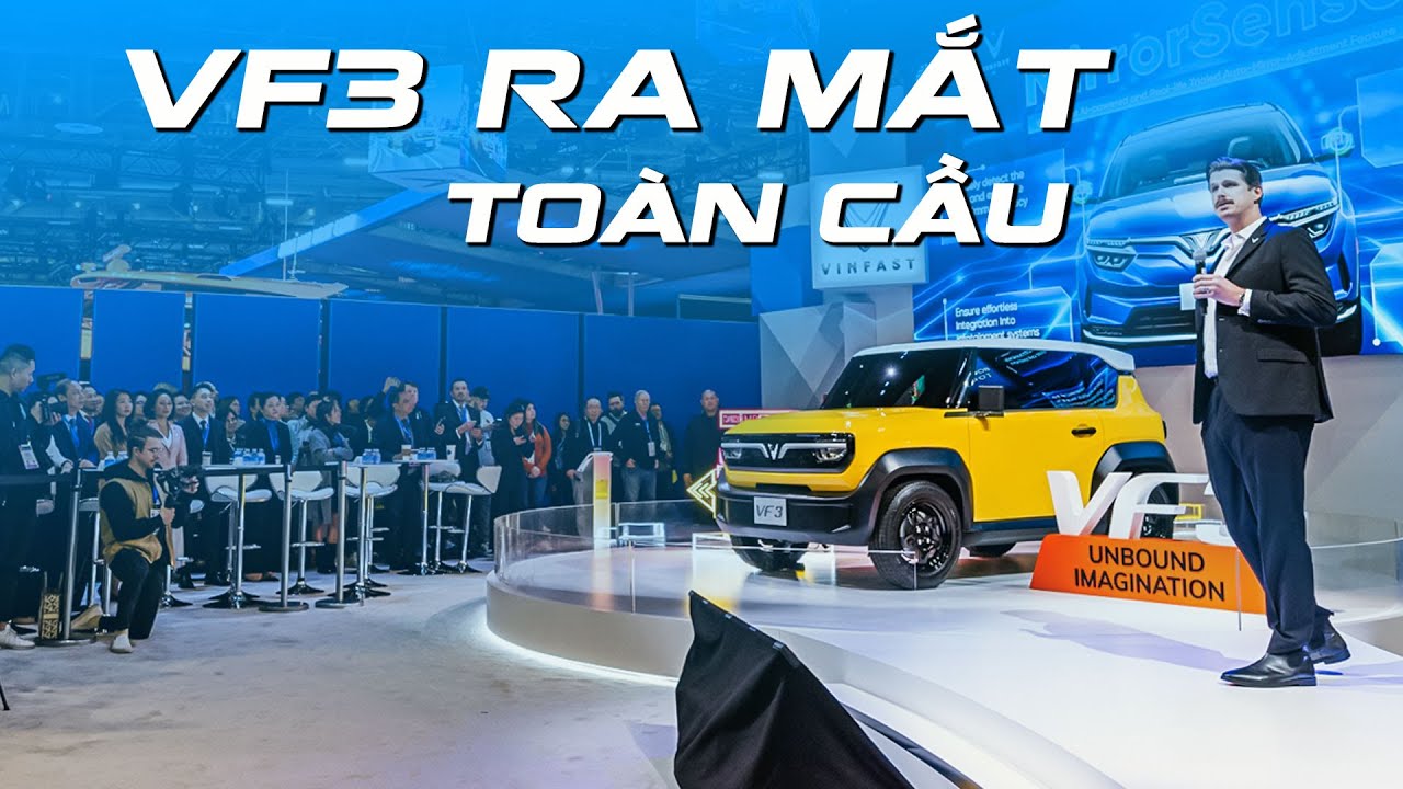 VinFast VF3 ra mắt toàn cầu tại triển lãm CES 2024