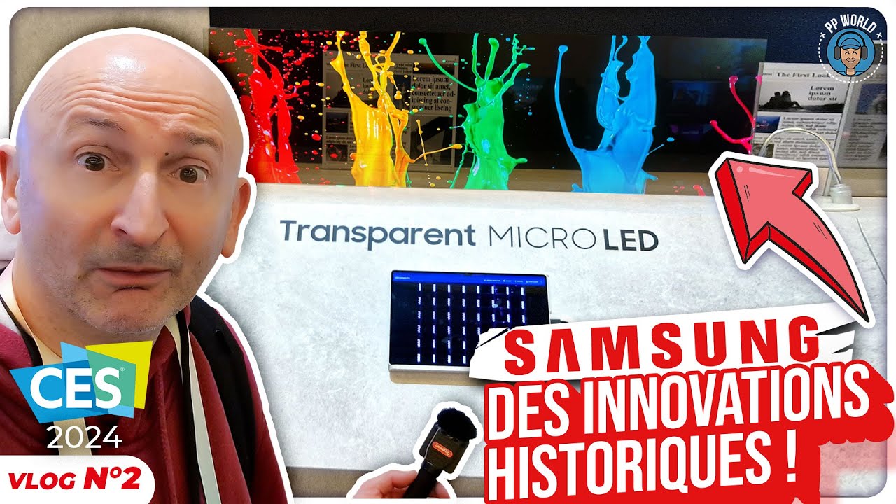 Vlog Ces 2024 Samsung : Des Innovations Qui Vont Tout Changer !