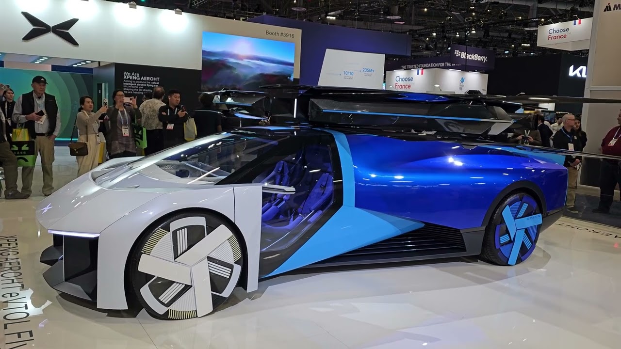 CES 2024 Xpeng Supercar Transforming into a eVTOL Flying Car