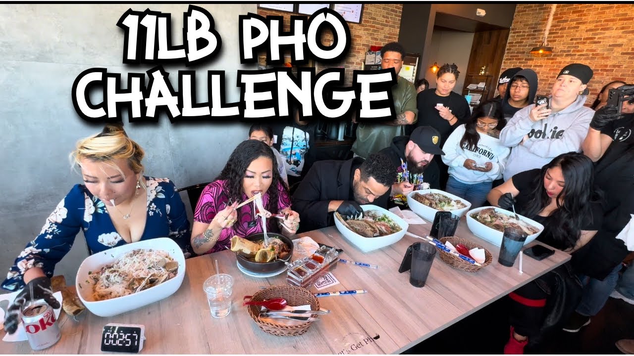 11LB BOWL OF PHO at Let’s Get Pho in Las Vegas, NV!! #RainaisCrazy