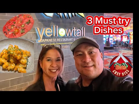 3 must try dishes at Yellowtail restaurant at Las Vegas Bellagio hotel #restaurantreview