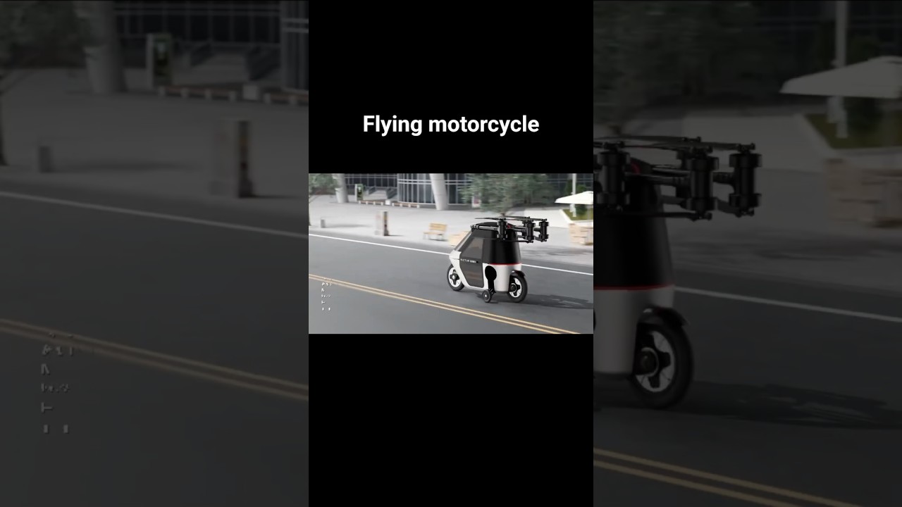 Flying motorcycle unveiled at CES 2025