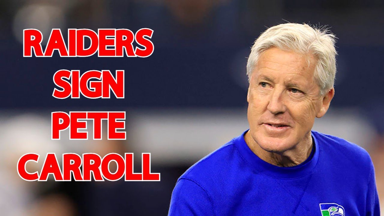 LIVE: Las Vegas Raiders Sign Pete Carroll as Head Coach