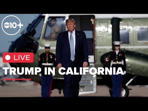 Trump Los Angeles wildfires tour | LIVE | California Wildfires