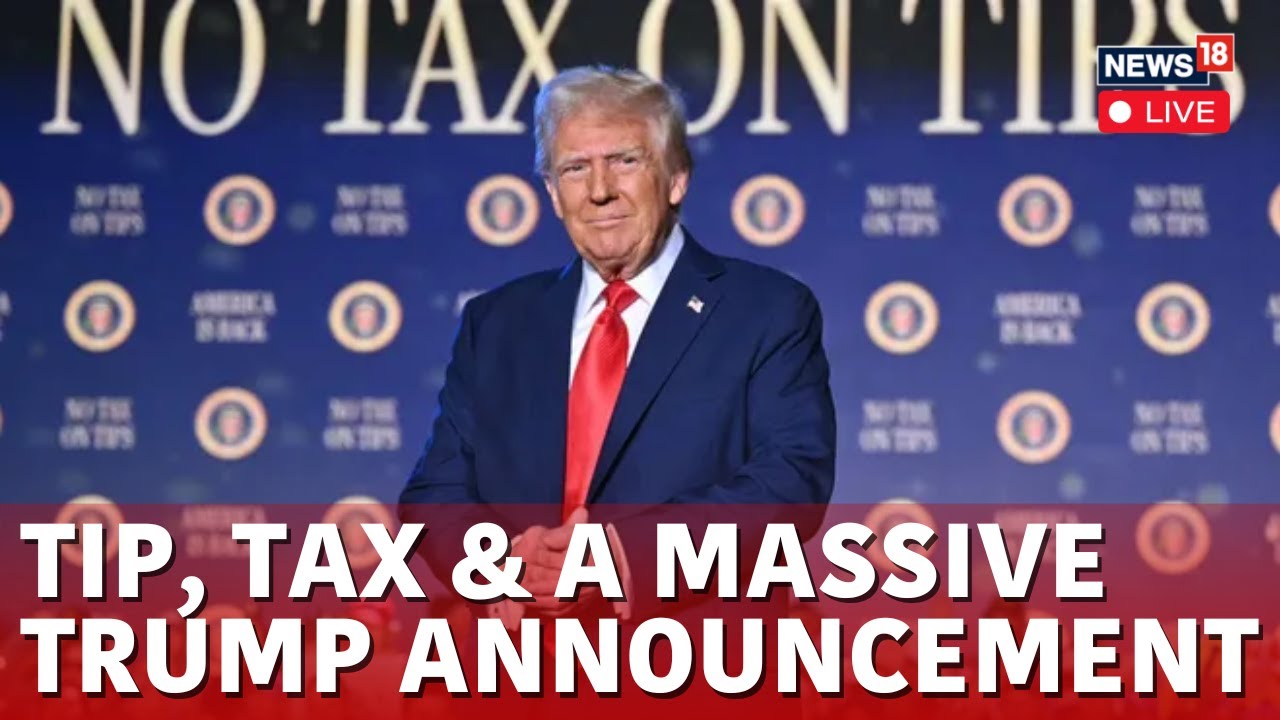 Trump News LIVE | Trump Discuss His Promise To Cut Taxes On Tips In Las Vegas | Trump News | N18G