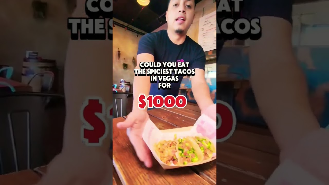 $1000 SPICY TACO EATING CONTEST IN VEGAS