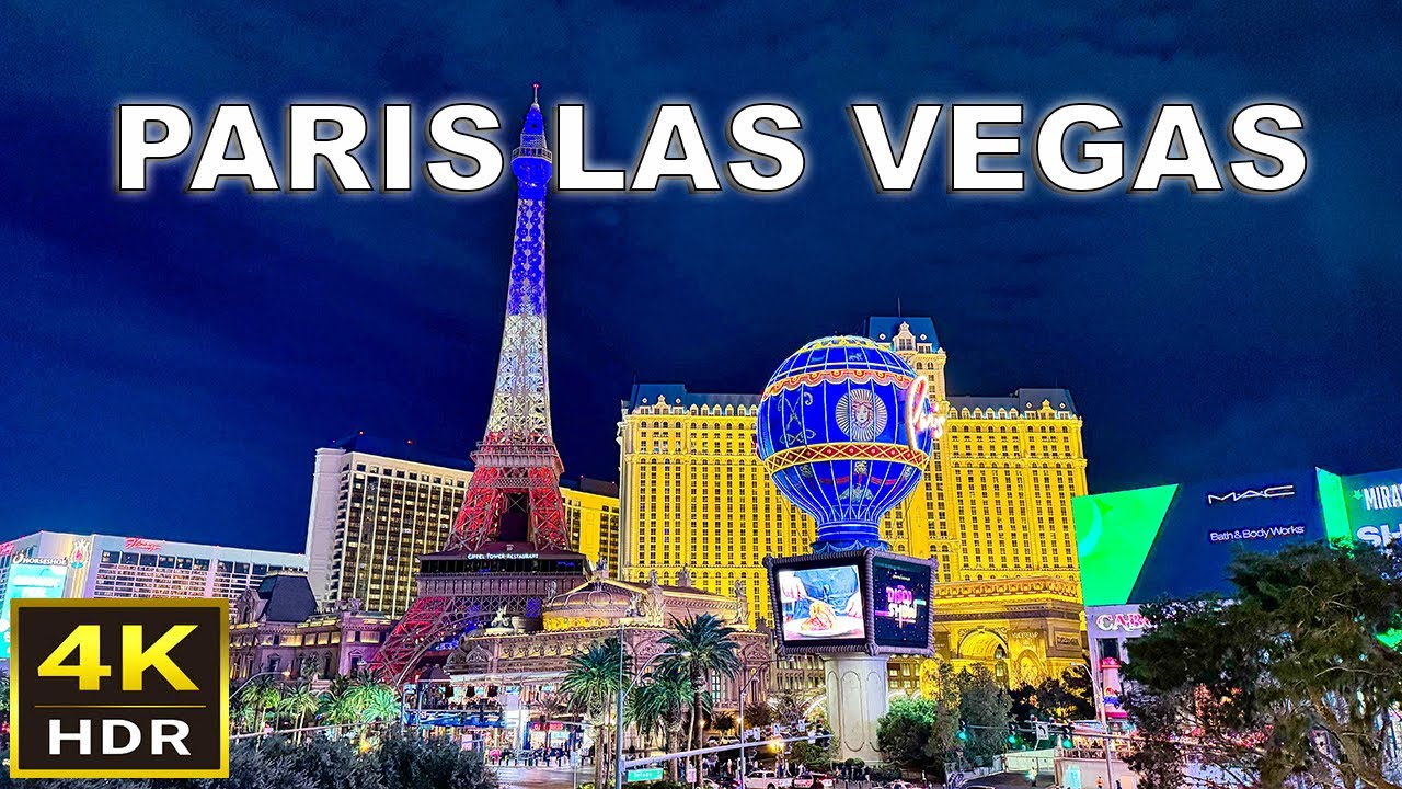 [4K HDR] Paris Las Vegas Walking Tour | February 2025 | Las Vegas Strip