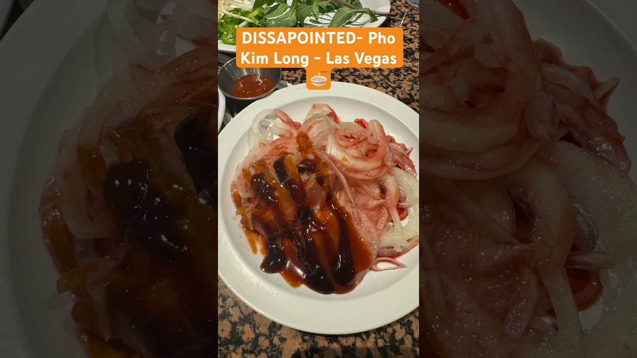 #bunbohue – Pho Kim Long #lasvegas 3.5/5 ⭐️ $17.95. #dissapointed #food #viralvideo #fyp #shorts