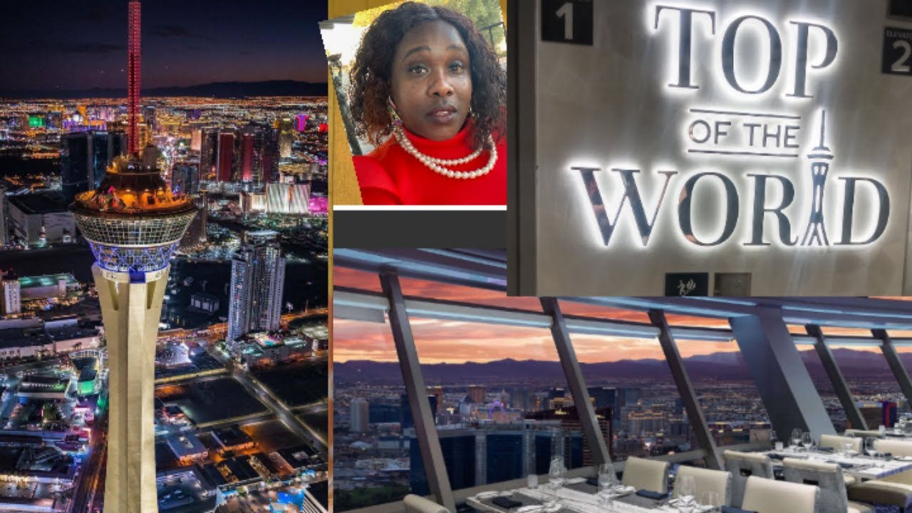 Dining At The Top of the World Restaurant in Las Vegas!!