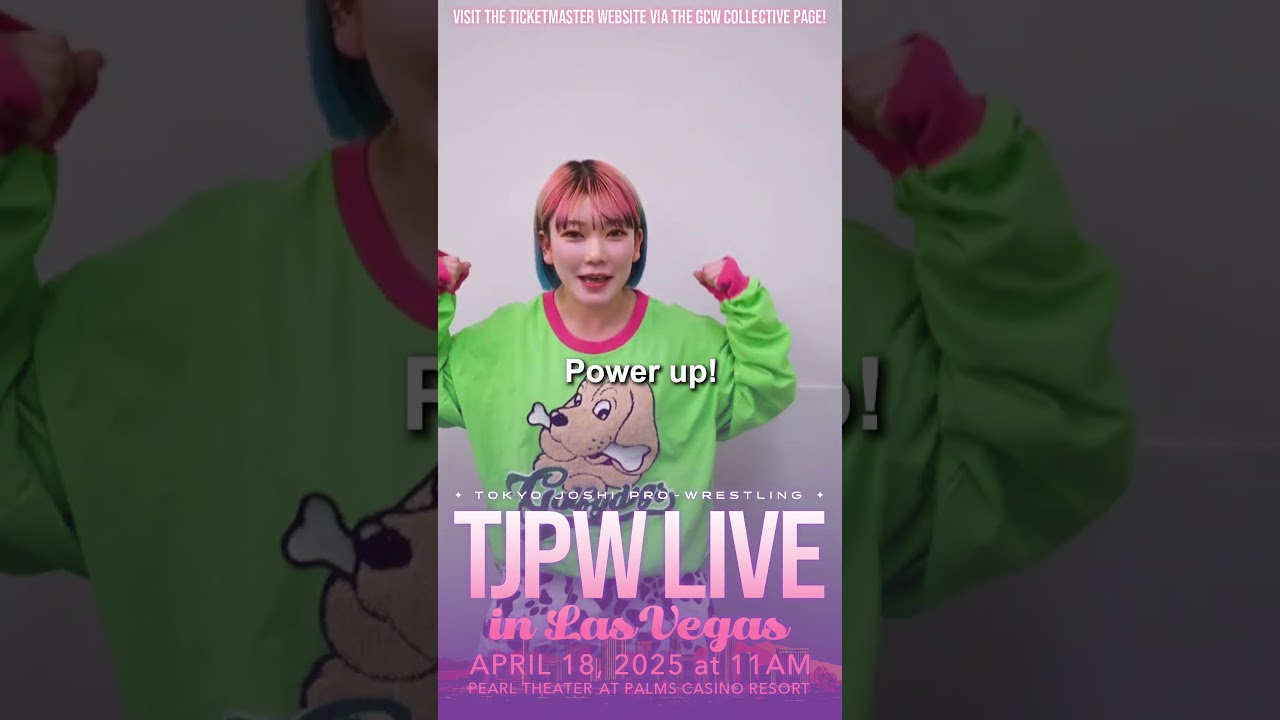 Eat, Power up, Make Las Vegas excited!｜TJPW LIVE in Las Vegas on April 18, 2025