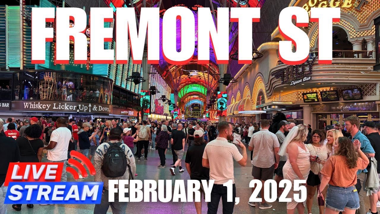 FREMONT ST EXPERIENCE 2025 SATURDAY NIGHT LIVESTREAM