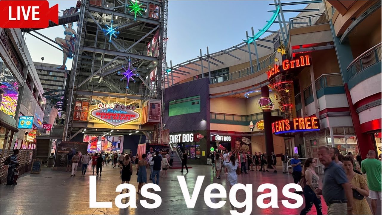 Fremont Street Live IRL – Sunday Night in Downtown Las Vegas!