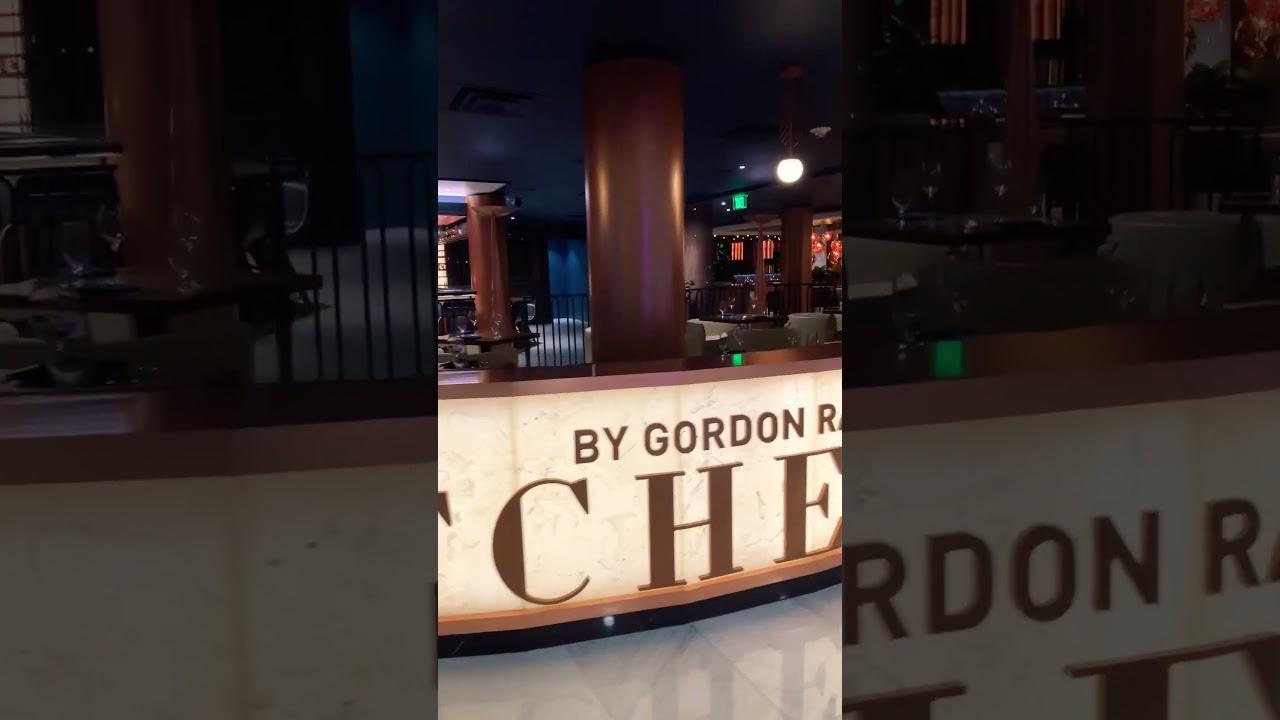 Gordon Ramsey Kitchen Harrah’s hotel Las Vegas #shorts #food #gordonramsay