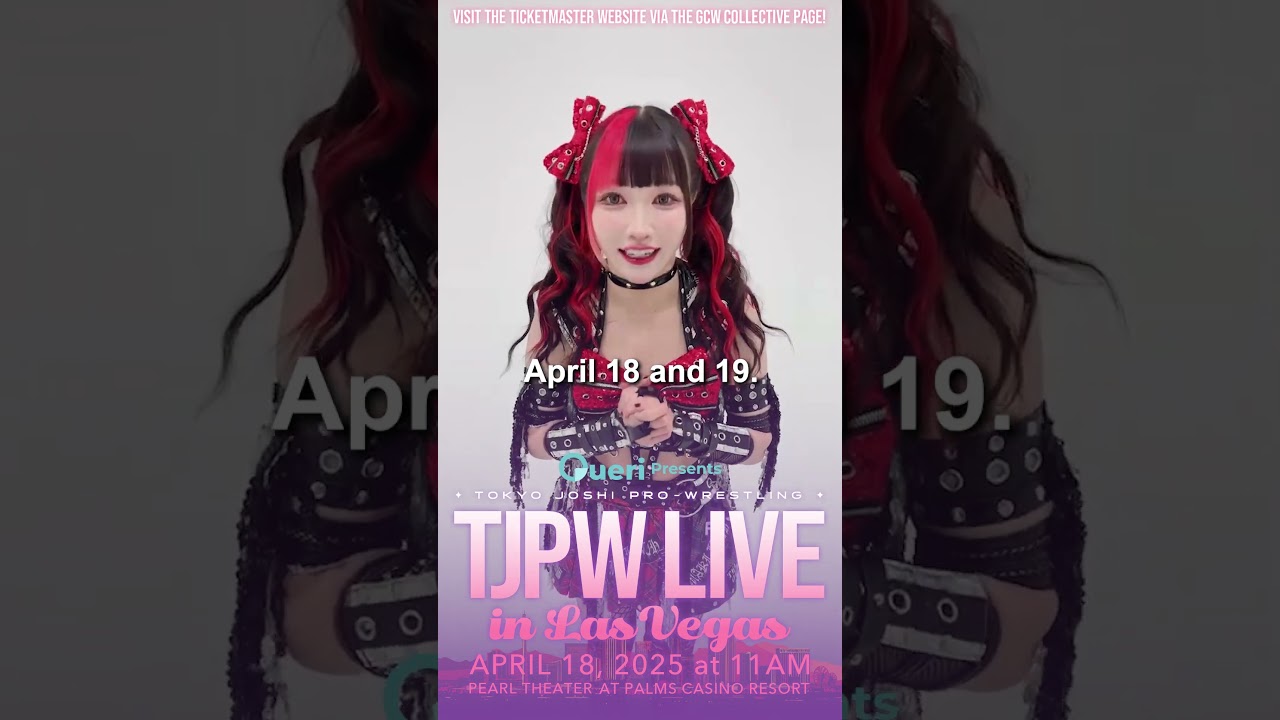 If you don’t buy tickets…｜TJPW LIVE in Las Vegas on April 18, 2025