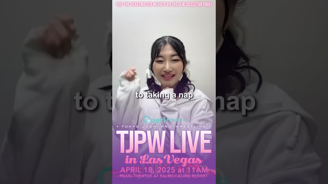 Let’s take a nap with Raku, OYASUMI!｜TJPW LIVE in Las Vegas on April 18, 2025