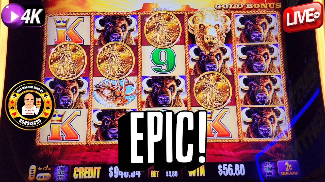 LIVE Buffalo Gold EPIC WIN in Las Vegas