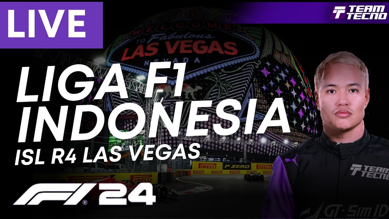 [LIVE] Liga F1 Indonesia Las Vegas | F1 Sim Racing ISL R4