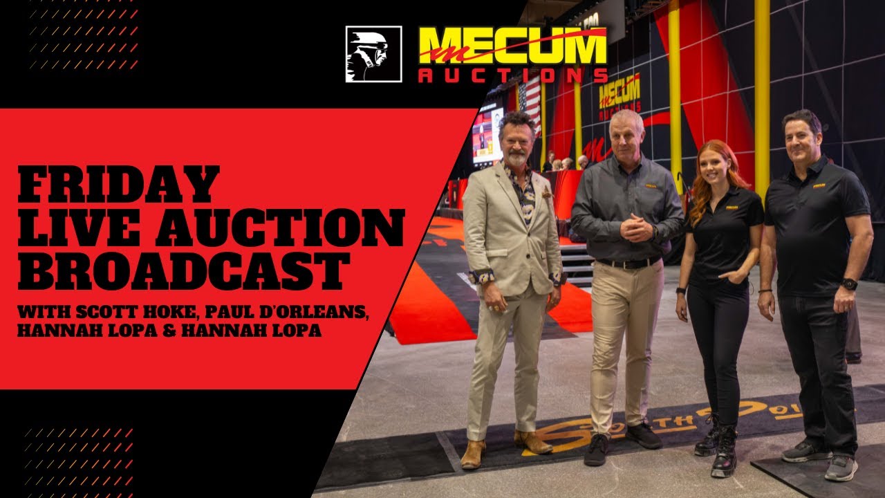 Live Motorcycle Auction: Mecum Vegas with Scott Hoke, Paul D’Orleans, Ralph Sheheen & Hannah Lopa