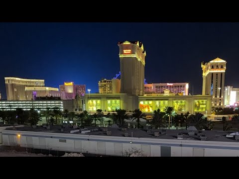 Live rooftop view of Las Vegas