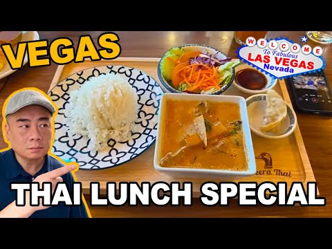 Lunch Special at the Weera Thai Restaurant on Rainbow. Las Vegas