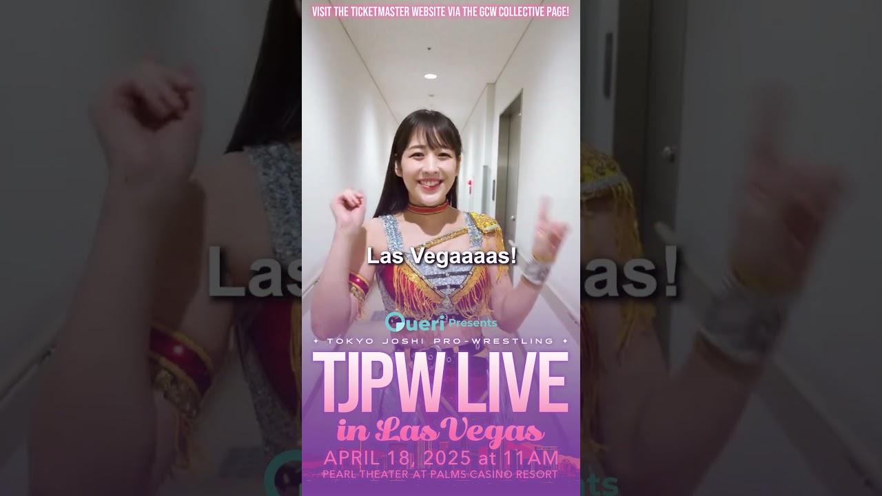 Make noise with everybody saying…WAKANAAAA!!!｜TJPW LIVE in Las Vegas on April 18, 2025