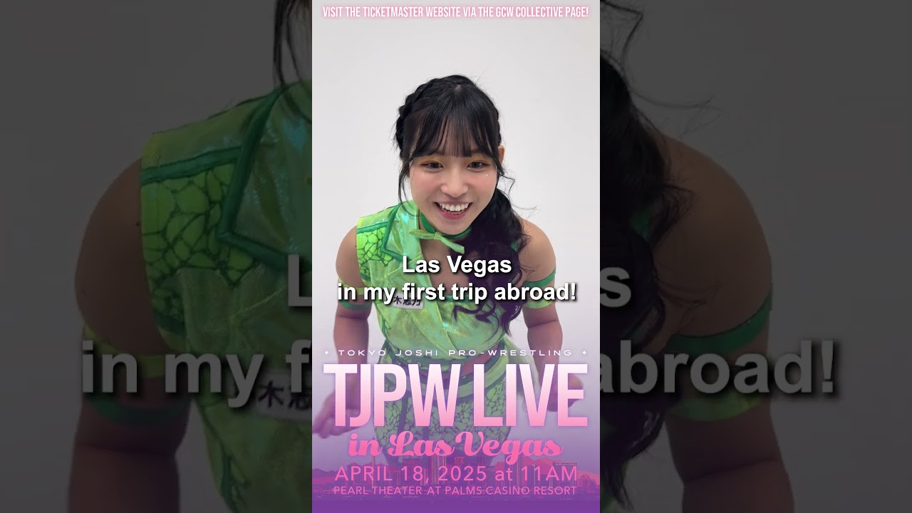 Please welcome her first visit abroad!｜TJPW LIVE in Las Vegas on April 18, 2025