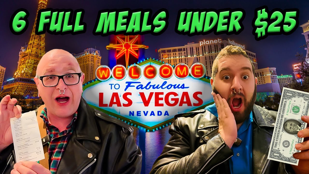 SAVE MONEY @ These 6 Las Vegas Strip Restaurants W/ Meals Under !!! | Affordable Vegas Eats