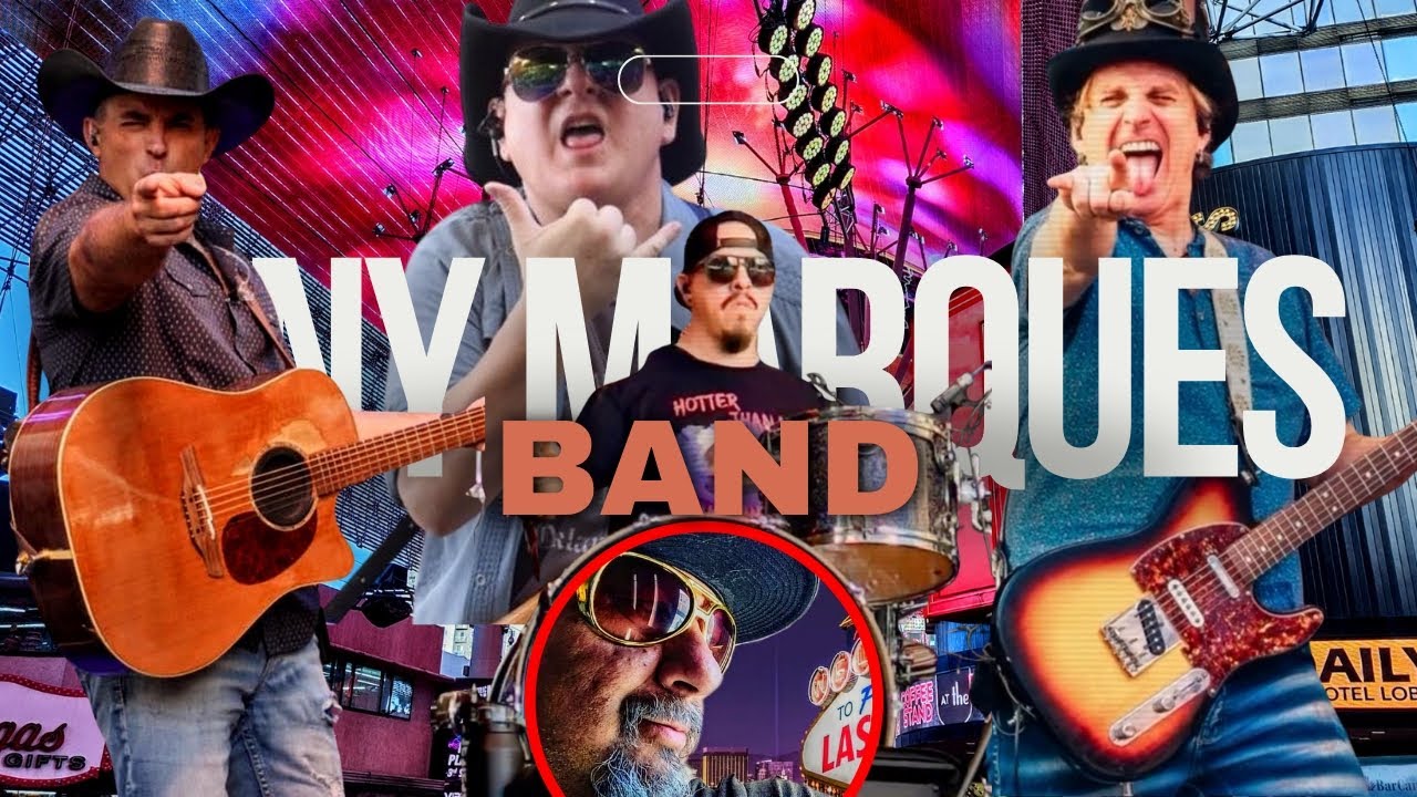 Sunday Fun Day In Las Vegas With The Tony Marques Band – FREMONT STREET!