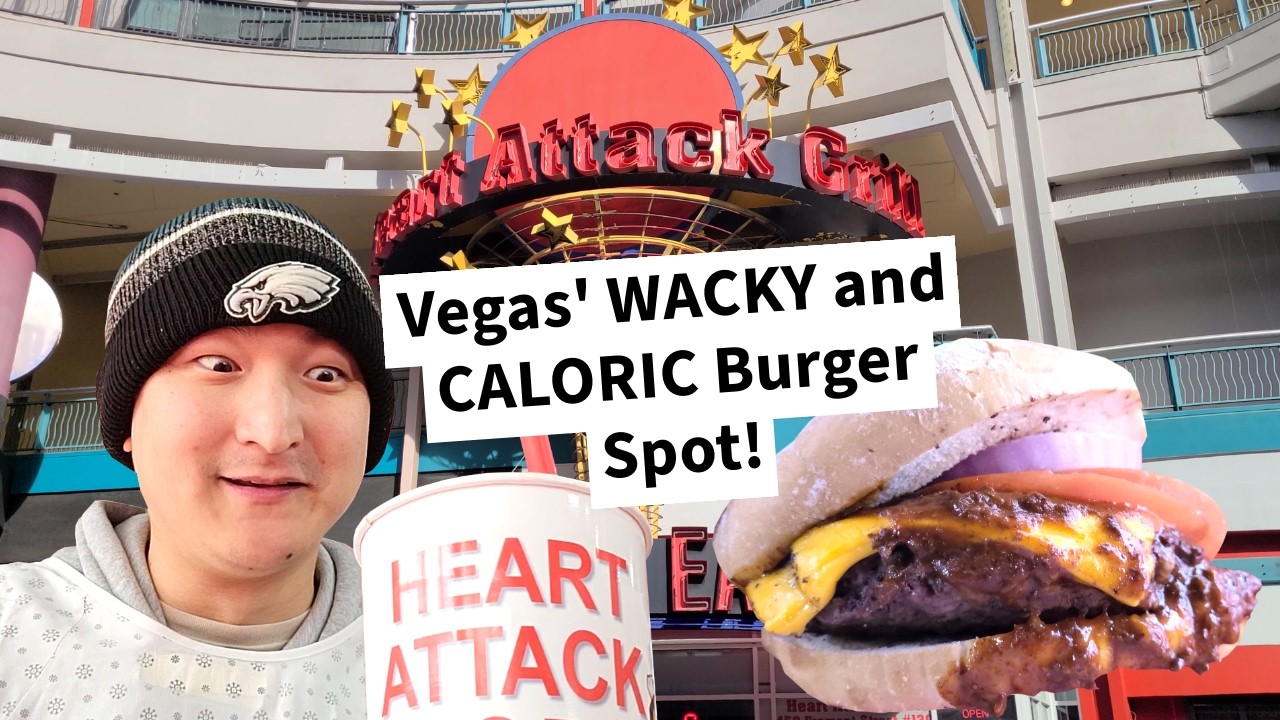 The Infamous HEART ATTACK GRILL! Trying Vegas’ Biggest TOURIST TRAP!